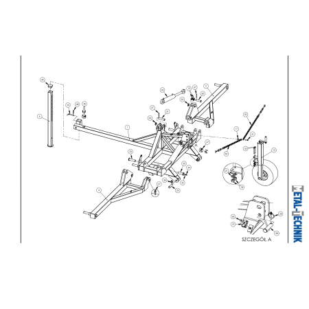 Katalog części zamiennych - Metal-Technik Chwastownik MT1 - 6000
